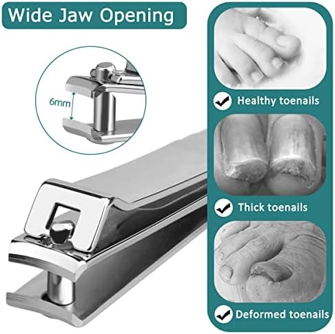 Ergonomic 6mm Compact Nail Clippers for Precise Grooming and Easy Handling - Image 3