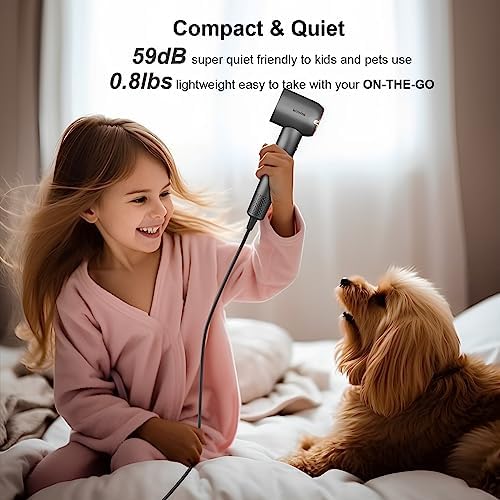 Gentle Heat Compact Baby Blow Dryer Lightweight Design for Easy Styling - Image 6