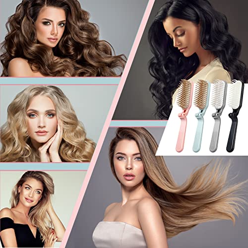 Compact Folding Hairbrush for Effortless Styling Anywhere, Perfect for Travel and Handbag Use - Image 7