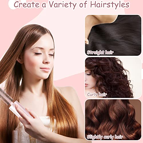 Compact round hair brush for travel. - Image 7