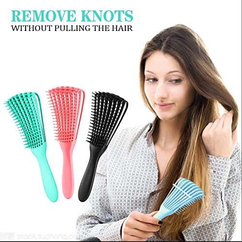 Compact Tangle Teezer Detangling Hair Brush Black Pink All Hair Types - Image 3