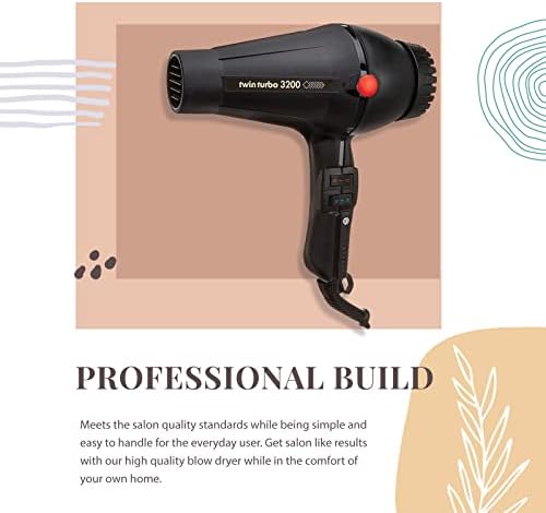 TGR 3600 Professional Hair Dryer Lightweight Compact Design High Power Easy Handling 3 Speed Settings - Image 2