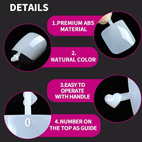 Complete Acrylic Nails Set with Tools for Professional Nail Art, Easy Application, 100-Piece Kit - Image 3