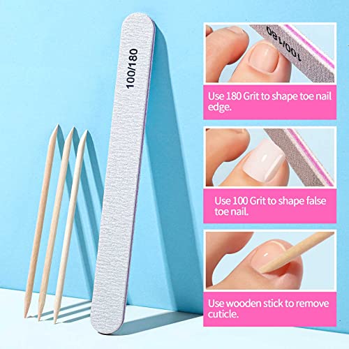 Complete Acrylic Nails Set with Tools for Professional Nail Art, Easy Application, 100-Piece Kit - Image 7