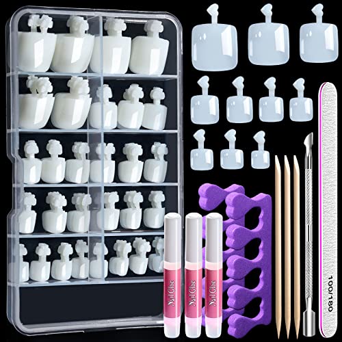 Complete Acrylic Nails Set with Tools for Professional Nail Art, Easy Application, 100-Piece Kit