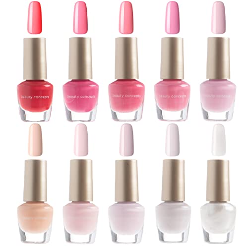 Concept Nail Polish Set Vibrant Colors 0.5 fl oz Each