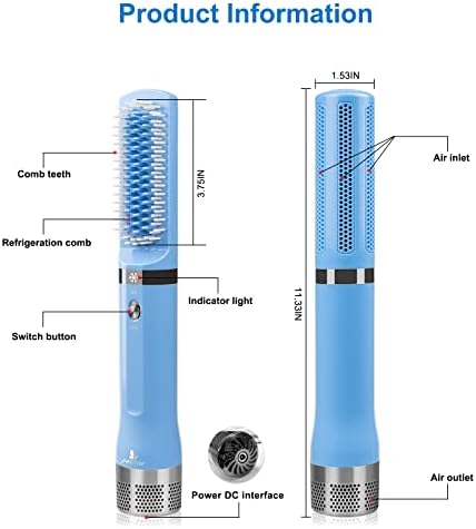 Advanced Heat Control Cooling Hair Brush for Smoother, Healthier Hair - Image 5