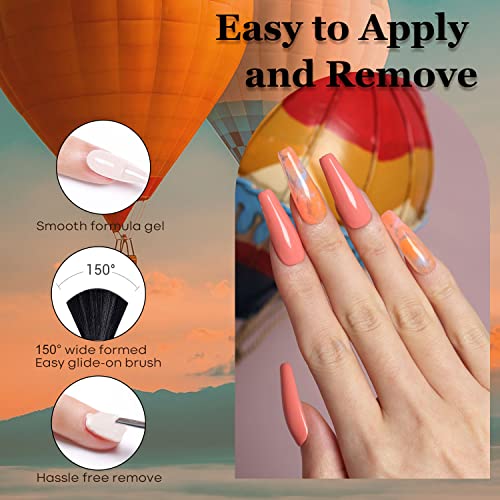 Coral Orange Nail Polish - Image 8