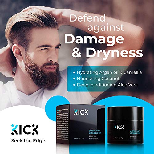 Crew Styling Hair Cream for Men, 3 oz, Lightweight Hold and Natural Finish - Image 4