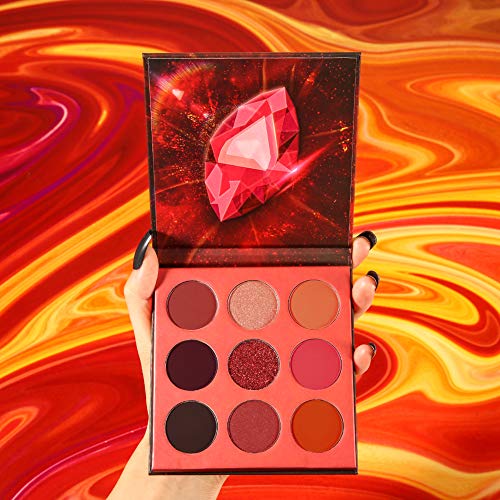 Crimson Red Eyeshadow Palette 5g - Bold Vibrant Makeup for Stunning Eye Looks - Image 2