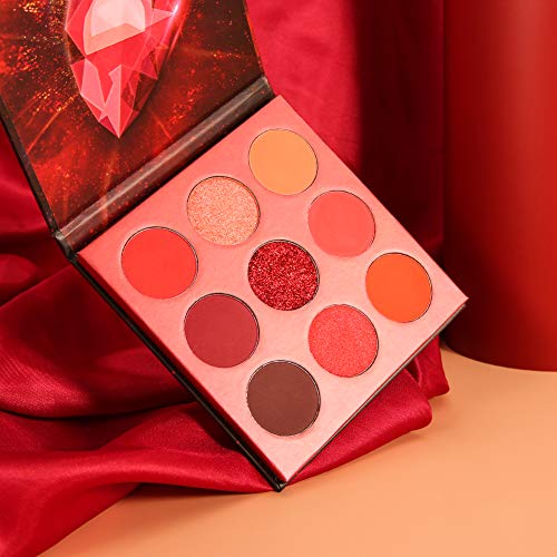 Crimson Red Eyeshadow Palette 5g - Bold Vibrant Makeup for Stunning Eye Looks - Image 7