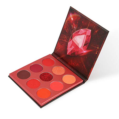 Crimson Red Eyeshadow Palette 5g - Bold Vibrant Makeup for Stunning Eye Looks