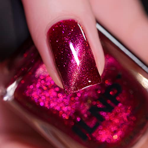 Crimson Red Nail Polish 15ml - Bold, Elegant, Stunning Shade for Your Nails - Image 2