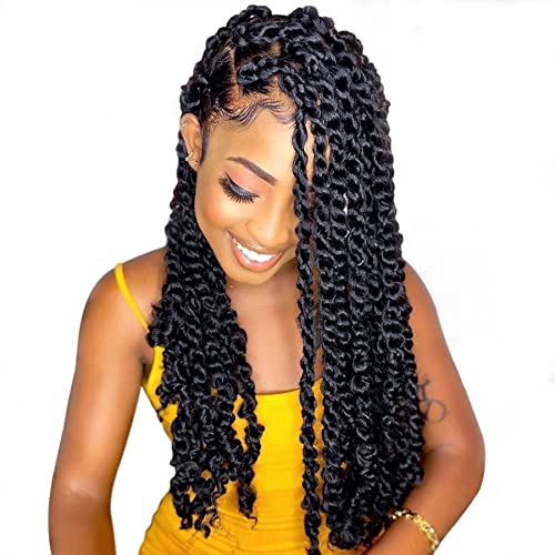 18 Inch Crochet Twist Human Hair Extensions 100% Natural Texture