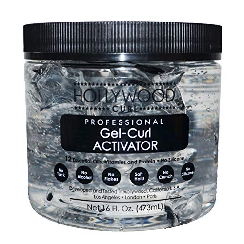 8 oz Crush Curl Gel for Strong Hold and Defined Curly Hair