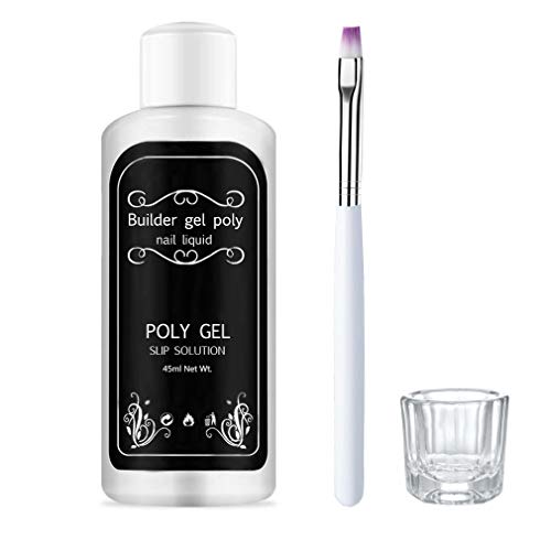 Crystal Gel Nail Easy Application Slip Solution 15ml Bottle