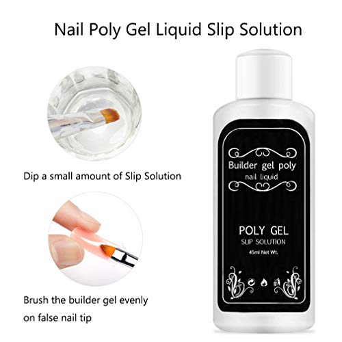 Crystal Gel Nail Easy Application Slip Solution 15ml Bottle - Image 2