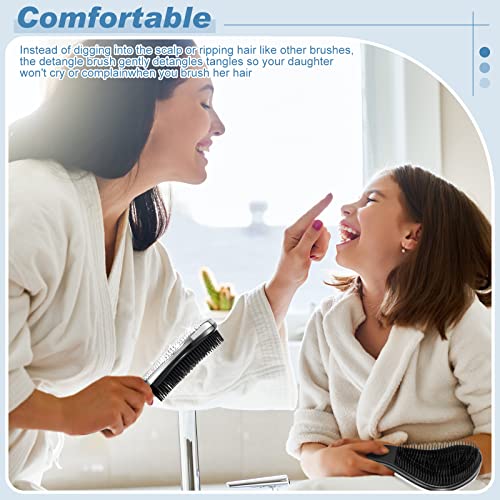 Shiny Crystal Hair Brush for Tangle-Free, Lustrous Hair - All Hair Types - Image 8