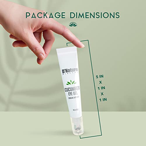 Soothing Cucumber Eye Cream 0.5 oz for Tired and Refreshing Under Eyes - Image 7