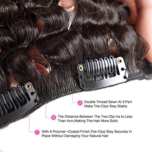18 Inch Curled Human Hair Extensions for Natural Look, Volume, and Easy Styling - Image 4
