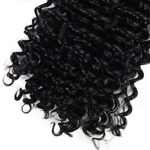 18 Inch Curled Human Hair Extensions for Natural Look, Volume, and Easy Styling - Image 2