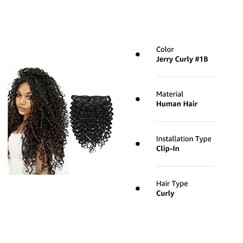 18 Inch Curled Human Hair Extensions for Natural Look, Volume, and Easy Styling - Image 7