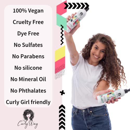 Nourishing Curls Leave-In Conditioner 8 oz for Visibly Healthy and Hydrated Curly Hair - Image 5