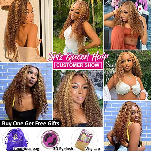 Blonde Curly 18 Inch Human Hair Wig for Women Natural Texture - Image 6
