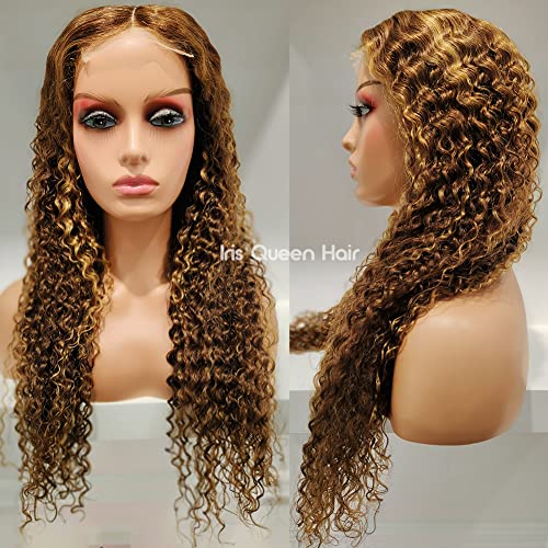 Blonde Curly 18 Inch Human Hair Wig for Women Natural Texture - Image 3