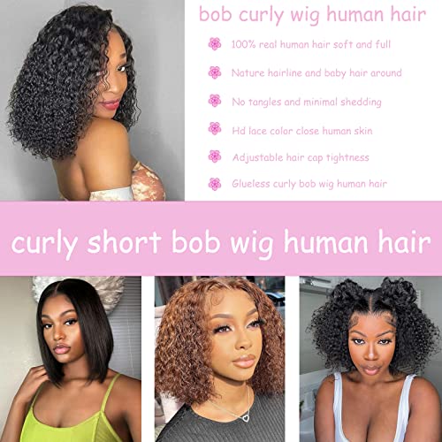 Curly Bob Wig ? 100% Human Hair - Image 4