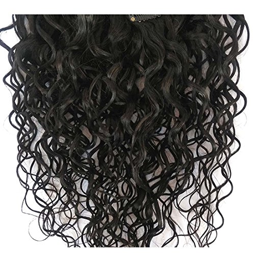 20 Inch 100% Human Hair Curly Clip-In Extensions Natural Look - Image 6