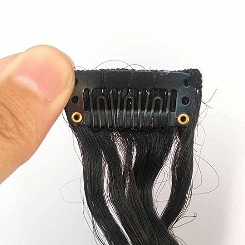 20 Inch 100% Human Hair Curly Clip-In Extensions Natural Look - Image 7