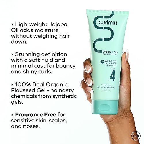 Shark Tank Curly Hair Gel 8 oz, Curl Definition and Frizz Control - Image 2