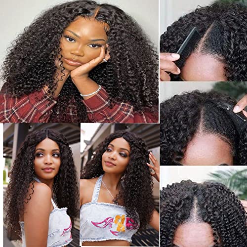 13 Inch Curly Half Wig 100% Human Hair Natural Look Comfort - Image 2