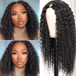 13 Inch Curly Half Wig 100% Human Hair Natural Look Comfort