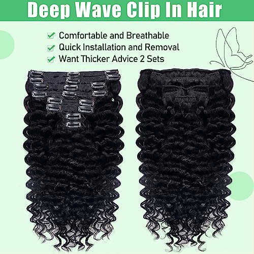 7 Piece Curly Remy Human Hair Clip-In Extensions for Natural Volume and Length - Image 5