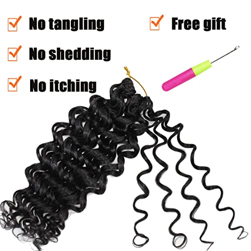 Curly Human Hair Crochet Extensions - Image 3