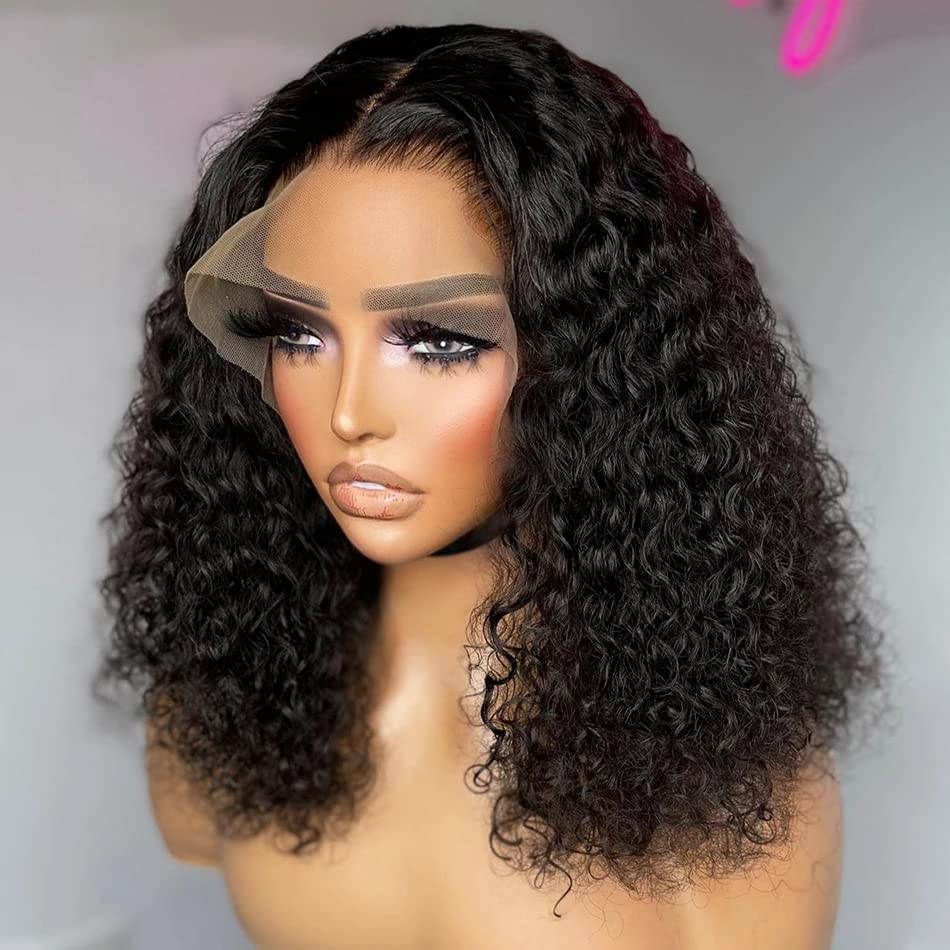 ?Curly Human Hair Full Lace Wig?