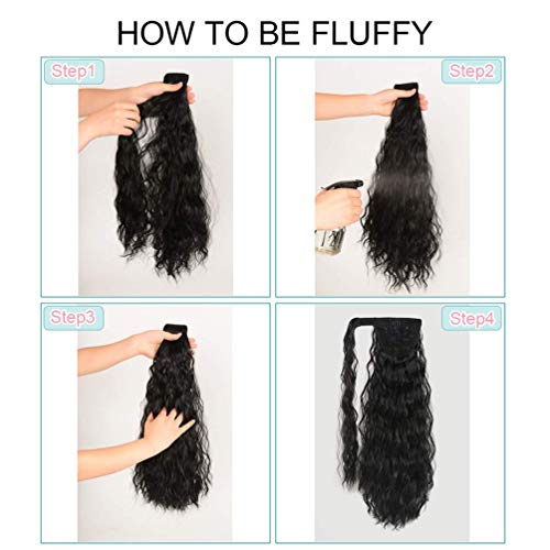 Curly Human Hair Ponytail - Image 7