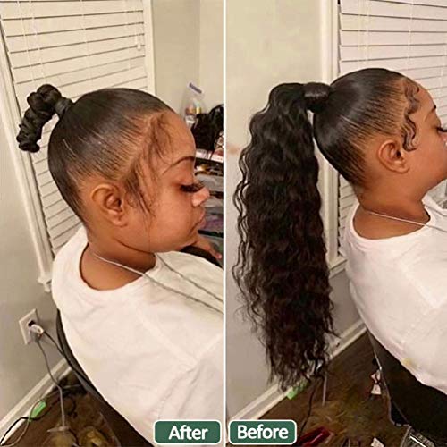 Curly Human Hair Ponytail - Image 6