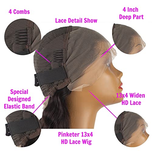 13x4 Lace Front Curly Human Hair Wig for Women, Natural Look, Medium Cap Size - Image 4