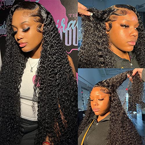 22 Inch Curly Lace Front Human Hair Wig for a Natural Realistic Look