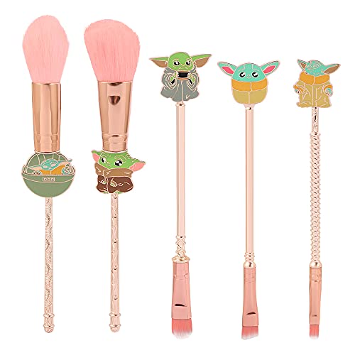 Soft Bristle Baby Yoda Hair Brush for Kids, Gentle Detangling, Perfect Size for Little Hands