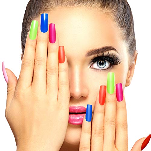 6pc Dark Colors Long-Lasting Acrylic Nail Polish Set for Stylish Manicures - Image 3