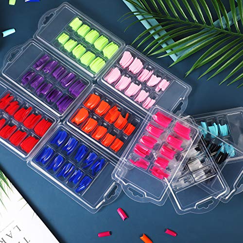 6pc Dark Colors Long-Lasting Acrylic Nail Polish Set for Stylish Manicures - Image 6