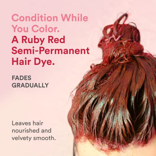 Dark Red Brown Argan Oil Hair Color 4.2 fl oz for Vibrant Shiny Hair - Image 2