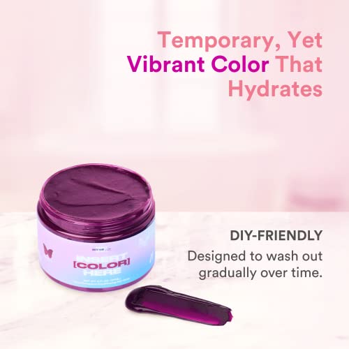 Dark Red Violet Brown Hair Color with Argan Oil - Image 3