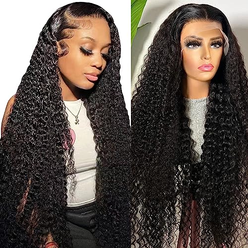 22 Inch Deep Wave Human Hair Wig Natural Look Soft Comfortable Wear