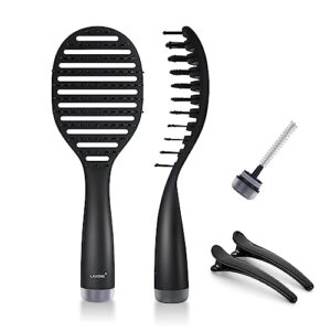 Detangling brush for smooth, knot-free hair.