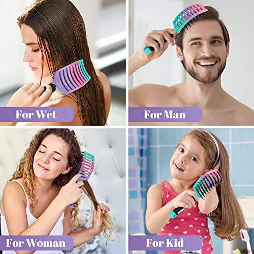 Detangling Hair Brush with Flexible Bristles and Comfortable Grip - Effortless Styling - Image 6